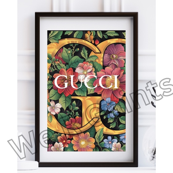 Theme Floral Print 11x17 Trendy Art Wall Decor - Picture 1 of 3